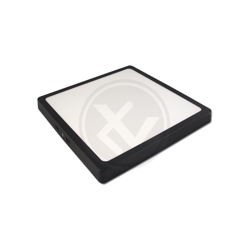 Led stropna svetilka Proma 24W,Kvadratna,Črna