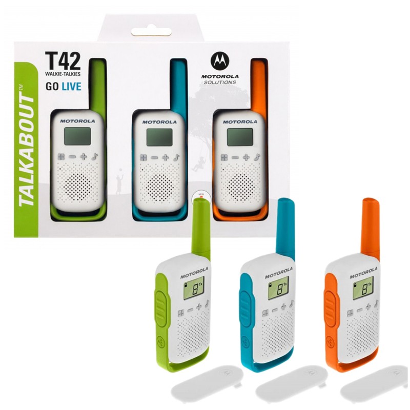 Prenosna radijska postaja Walkie Talkie TALKABOUT T42 TRIPLE PACK komplet ( 3 kosi)