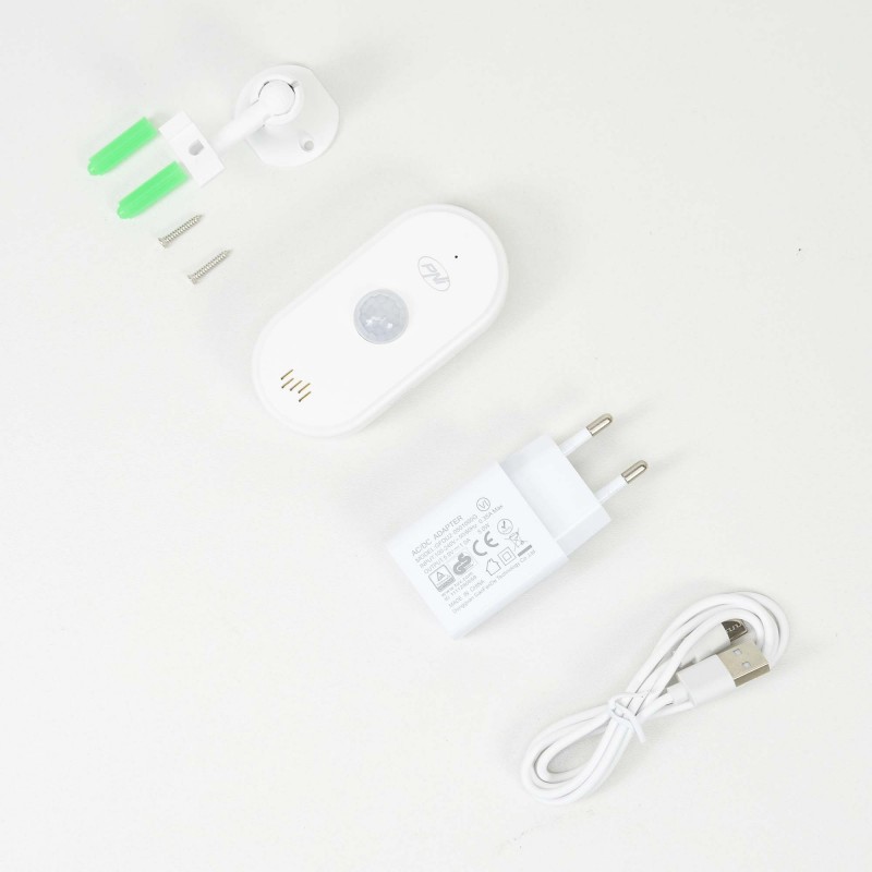 SafeHouse HS401 PIR senzor gibanja z Wi-Fi, združljiv z aplikacijo Tuya