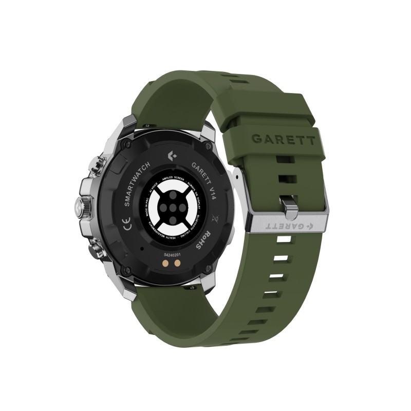 Pametna ura V14, srebrno jeklo