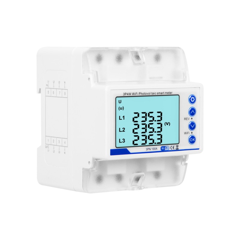 Pametni 3-fazni dvosmerni števec porabe TUYA 72-107