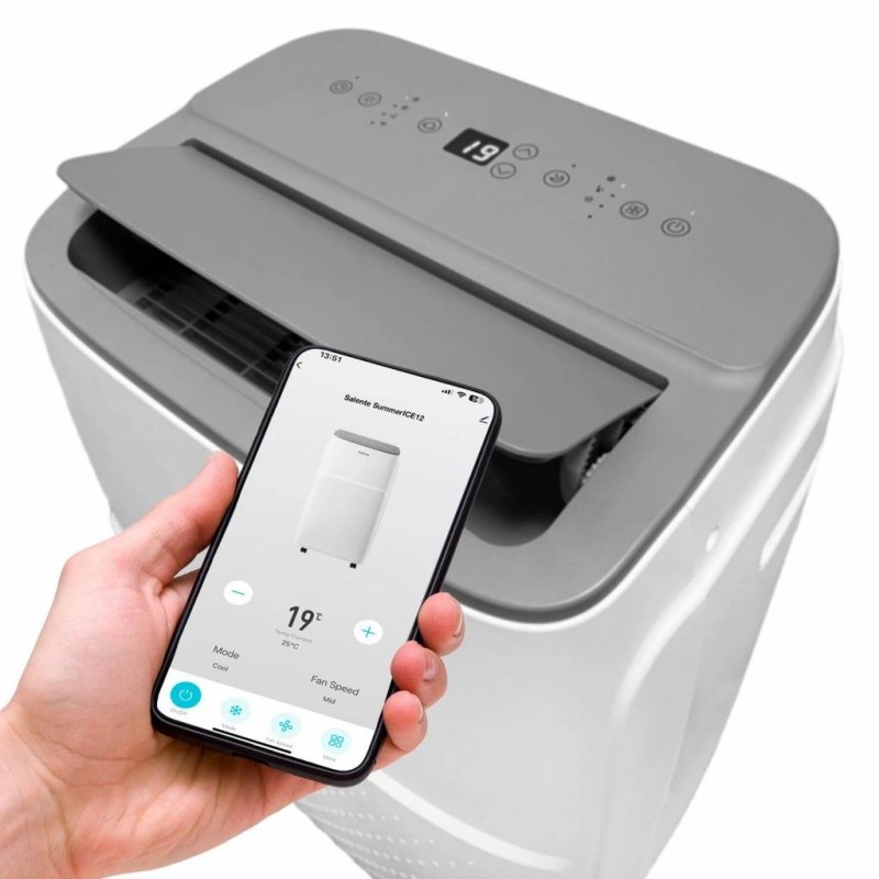 Pametna prenosna klimatska naprava Salente SummerICE12 12000 BTU, Wifi