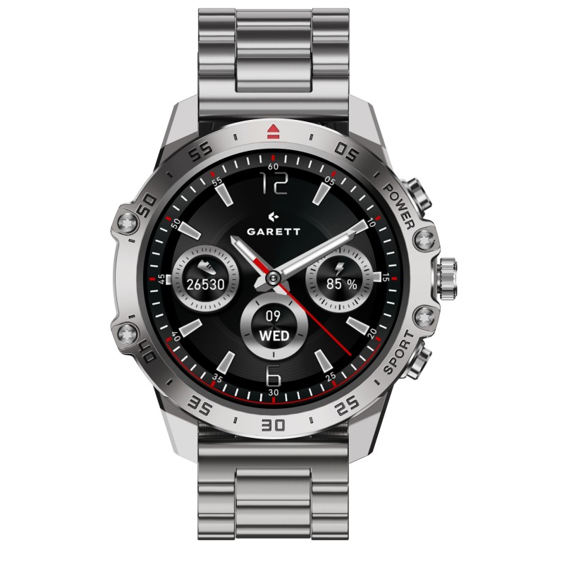 Pametna ura V14, srebrno jeklo