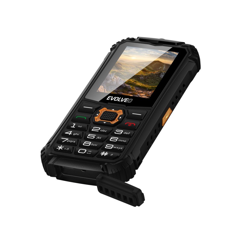 Evolveo GSM aparat StrongPhone Q1 Črno Oranžna