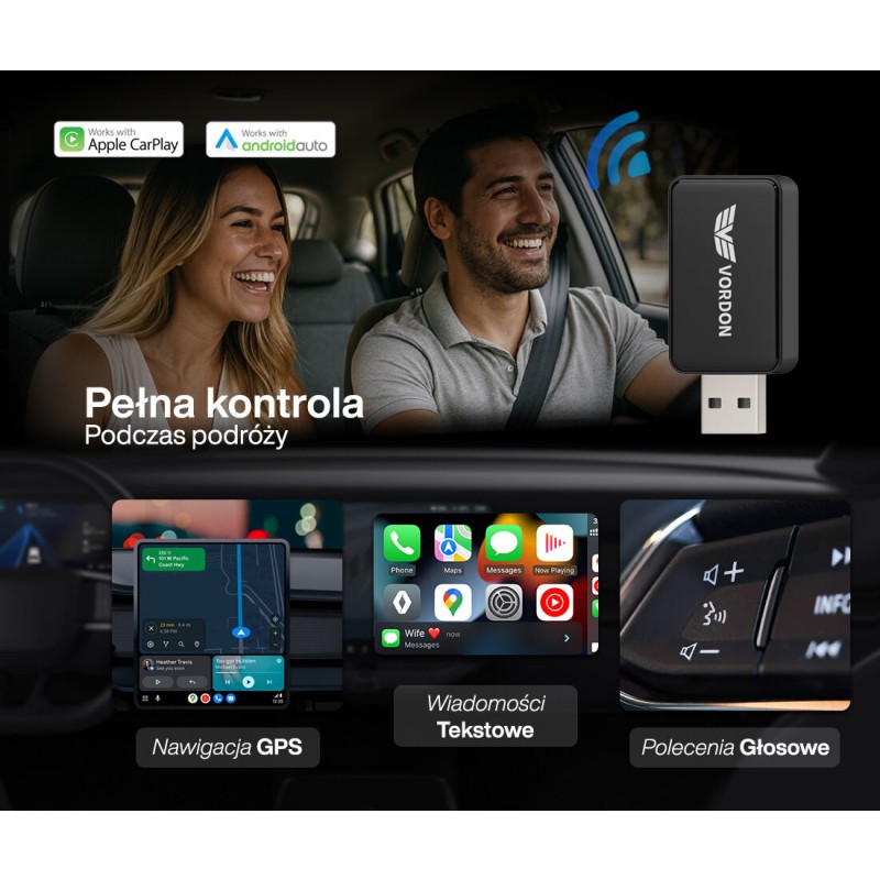 Vordon Brezžični Carplay adapter CA-380 Prisma