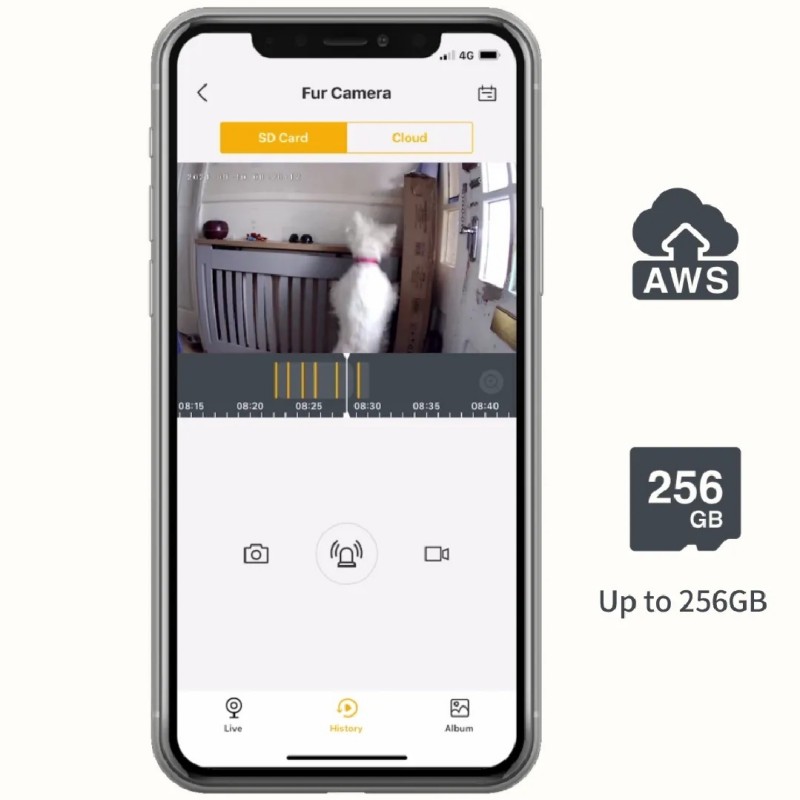 P2F nadzorna kamera, notranja,5MP UHD, 2,4 in 5,8GHz, Arenti