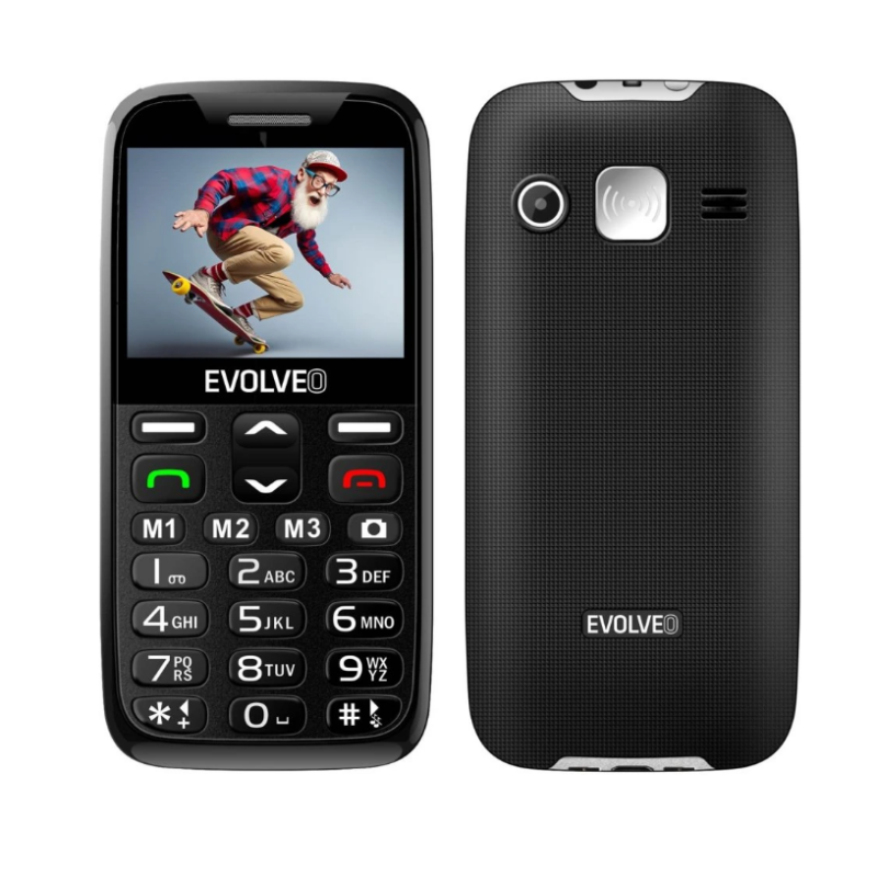 GSM aparat EasyPhone XR Črne barve