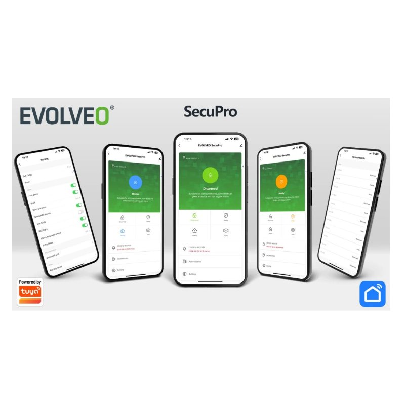 Pametni brezžični varnostni sistem SecuPro