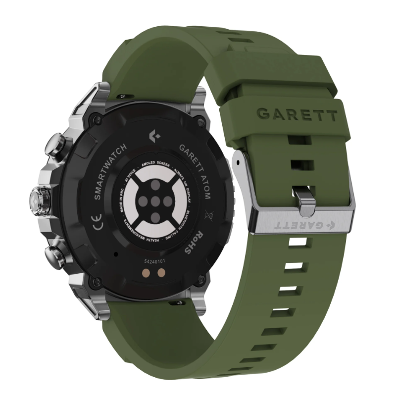 Pametna ura ATOM, srebrno jeklo