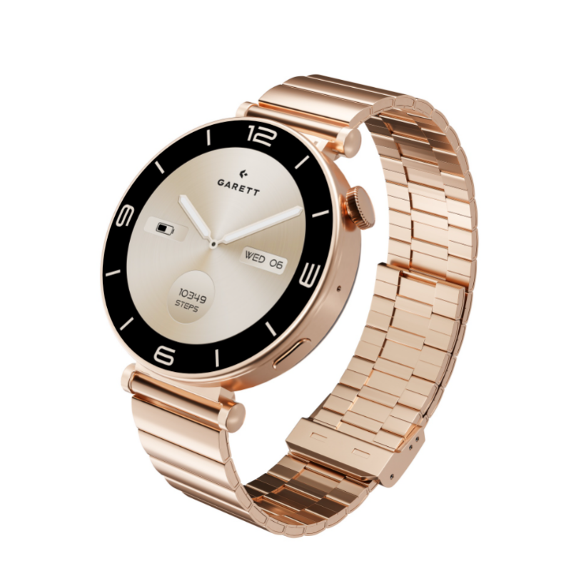 Pametna ura ROSE GOLD, zlato jeklo