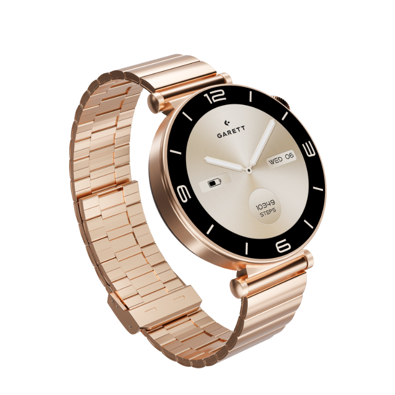 Pametna ura ROSE GOLD, zlato jeklo