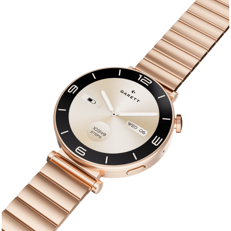 Pametna ura ROSE GOLD, zlato jeklo