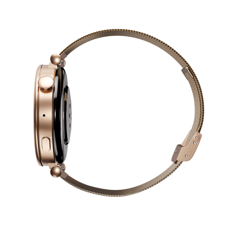 Pametna ura ROSE GOLD, zlata mrežica