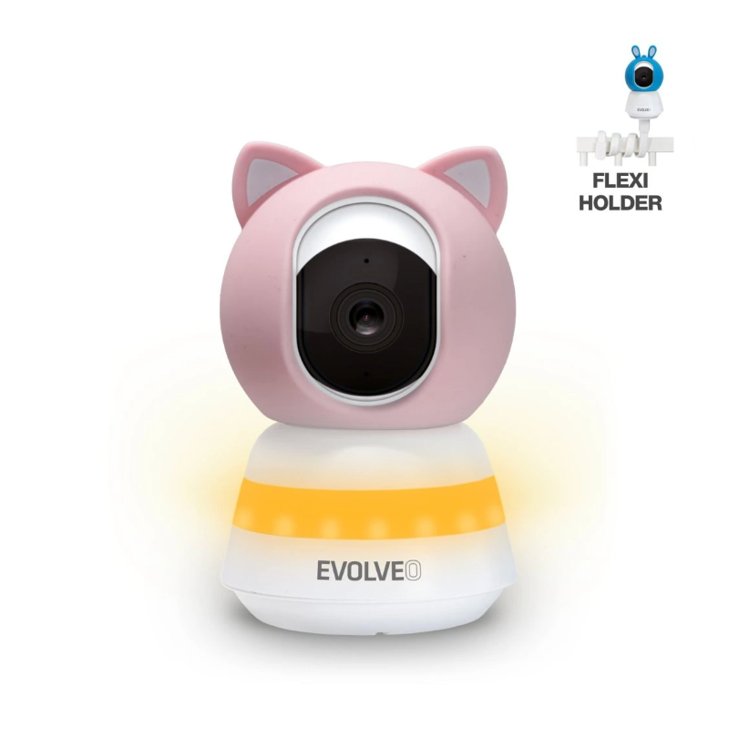 Otroška elektronska varuška LUX - roza