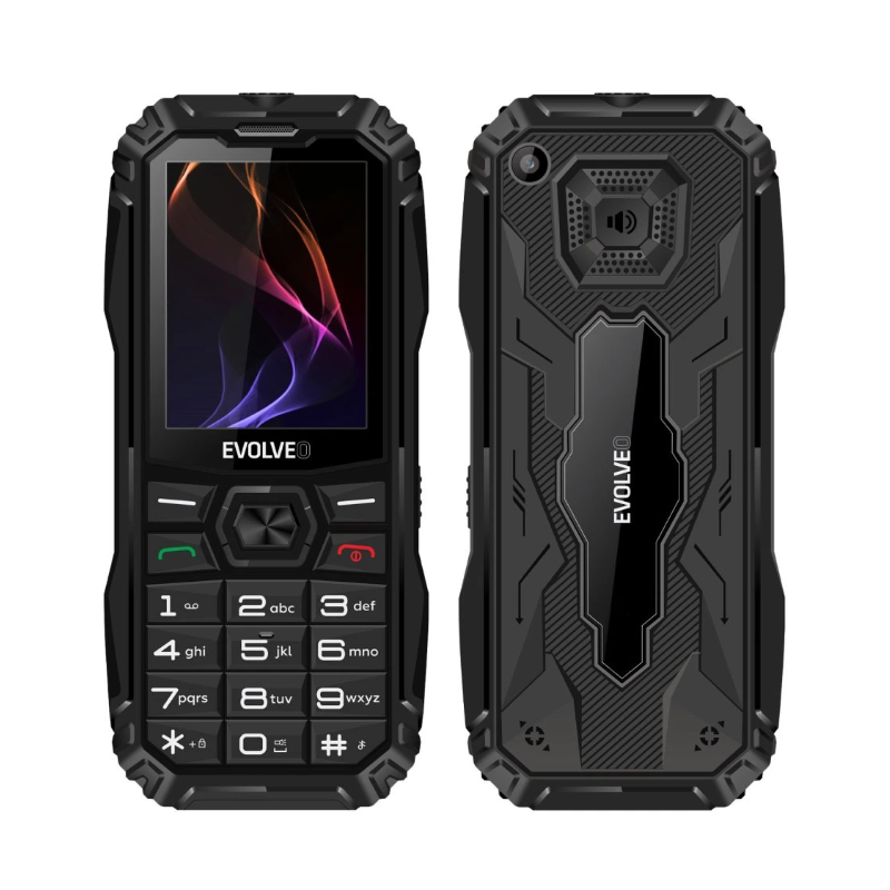 GSM aparat MaxPhone A1 Dual SIM - črne barve