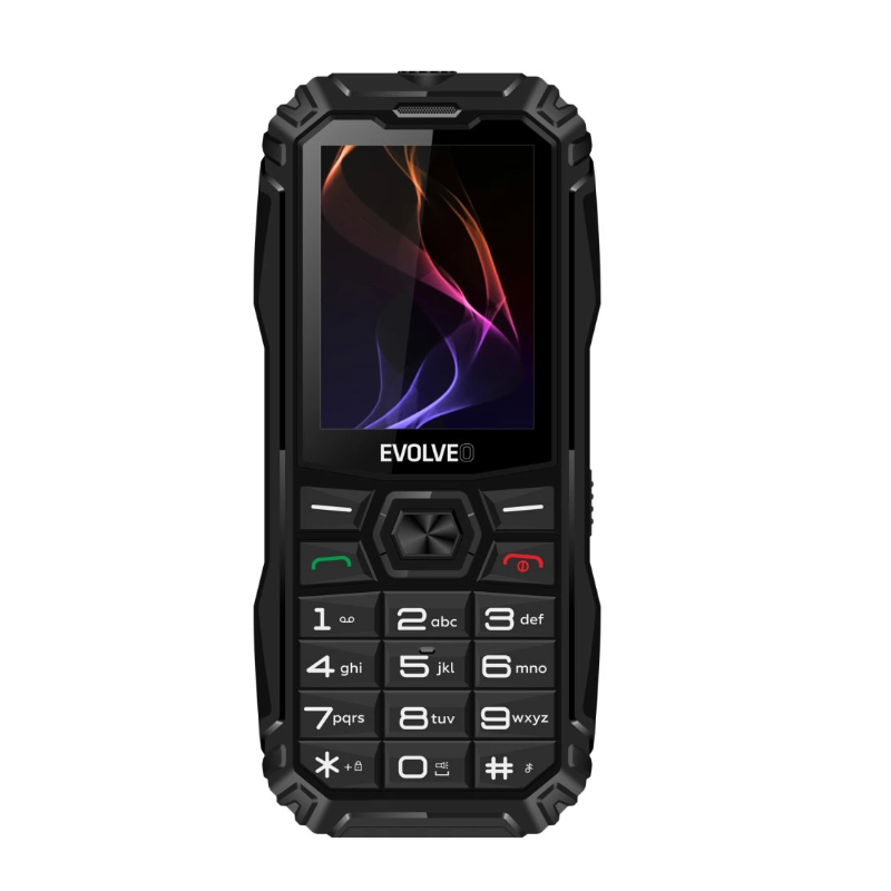 GSM aparat MaxPhone A1 Dual SIM - črne barve