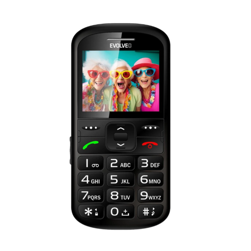 GSM aparat Easyphone XS - Črne barve