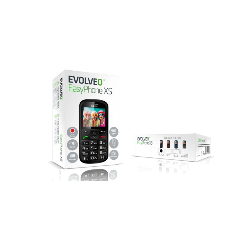 GSM aparat Easyphone XS - Črne barve