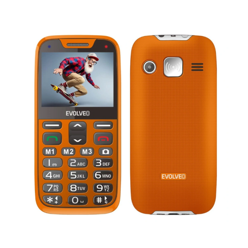 GSM aparat EasyPhone XR - Oranžne barve