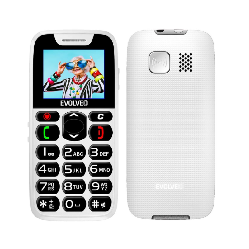 GSM aparat EasyPhone - Bele barve