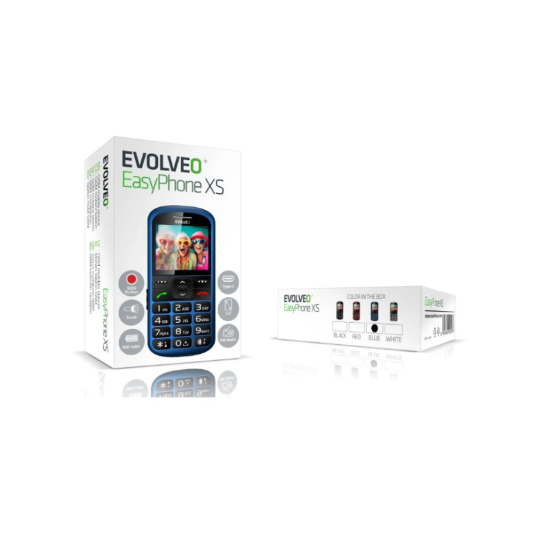 GSM aparat Easyphone XS - Modre barve