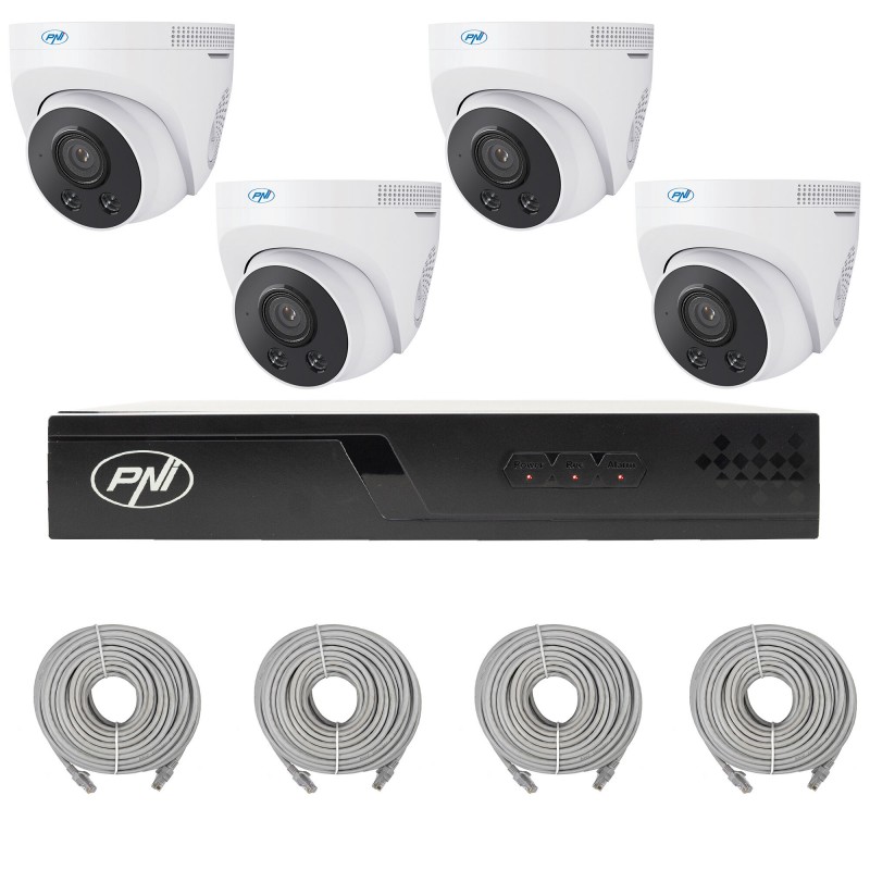 Videonadzorni paket IP810 + 4x IP505J kamere 5MP + 1TB disk
