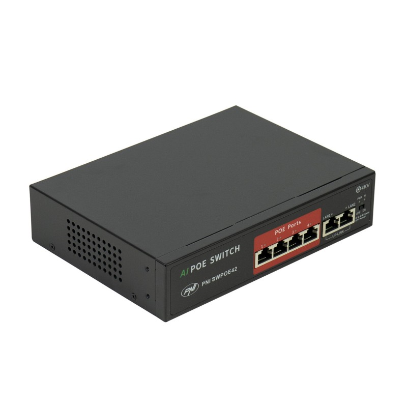PNI Stikalo POE SWPOE42 4port