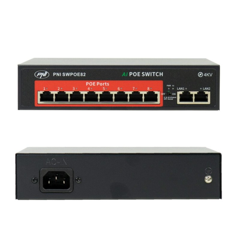 PNI Stikalo POE SWPOE82 8port