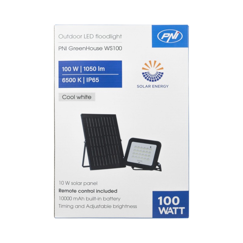 LED reflektor s solarnim panelom WS100 