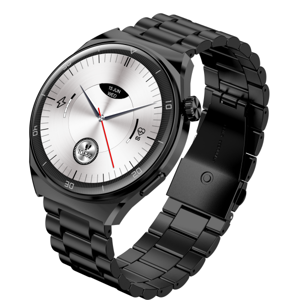 Garett pametna ura V12, črno jeklo