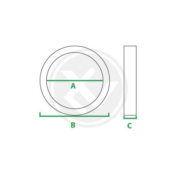 Led stropna svetilka Proma 18W I okrogla I Bela I 3kosi 5397