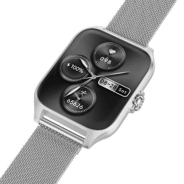 Garett pametna ura GRC Activity 2, srebrna matt