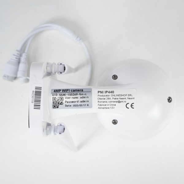 IP440 WiFi brezžična nadzorna kamera, 4MP, CAMhi
