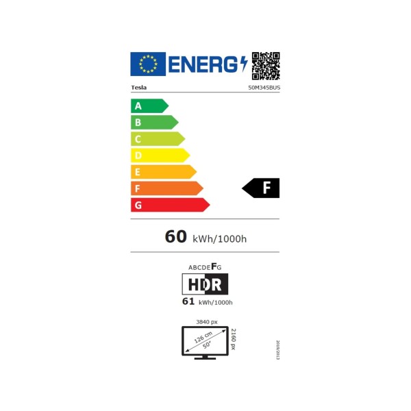 LED TV Tesla 50M345BUS, UHD, VIDAA