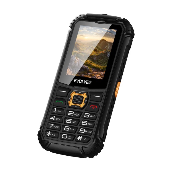Evolveo GSM aparat StrongPhone Q1 Črno Oranžna