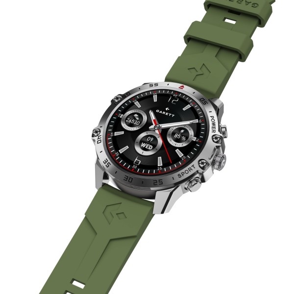 Pametna ura V14, srebrno jeklo