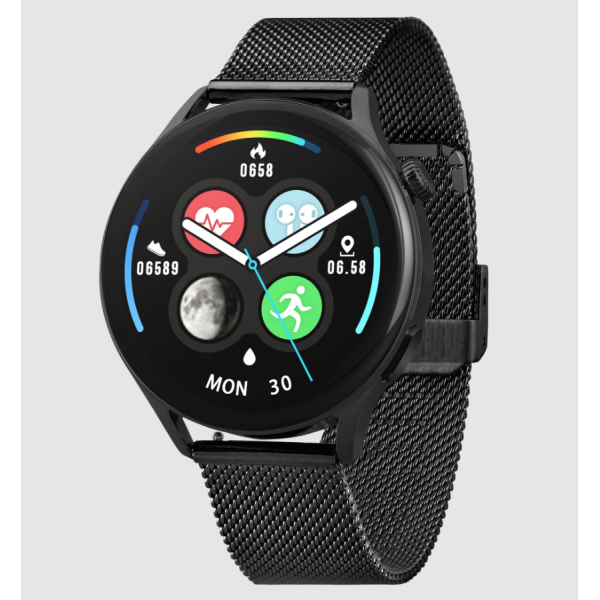 Garett pametna ura LADY ELEGANCE RT, črno jeklo