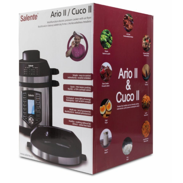 Salente Ario II, večnamenski lonec s pečico na vroč zrak