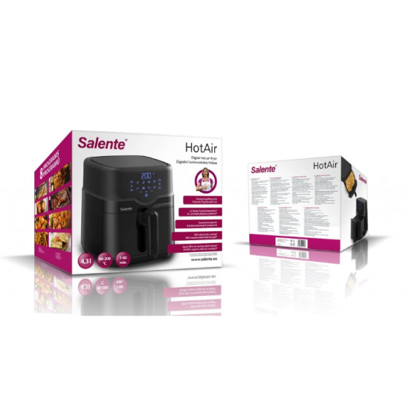 Salente HotAir, cvrtnik 2 v 1, črne barve