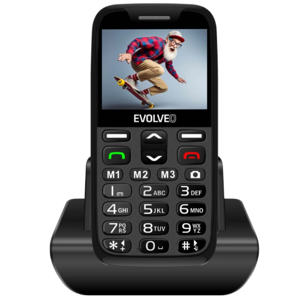 GSM aparat EasyPhone XR Črne barve