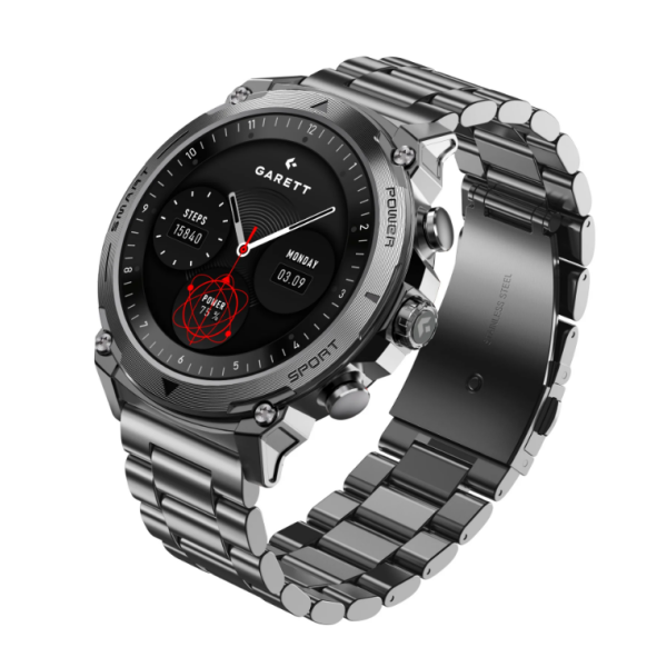 Pametna ura ATOM, srebrno jeklo