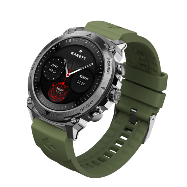 Pametna ura ATOM, srebrno jeklo