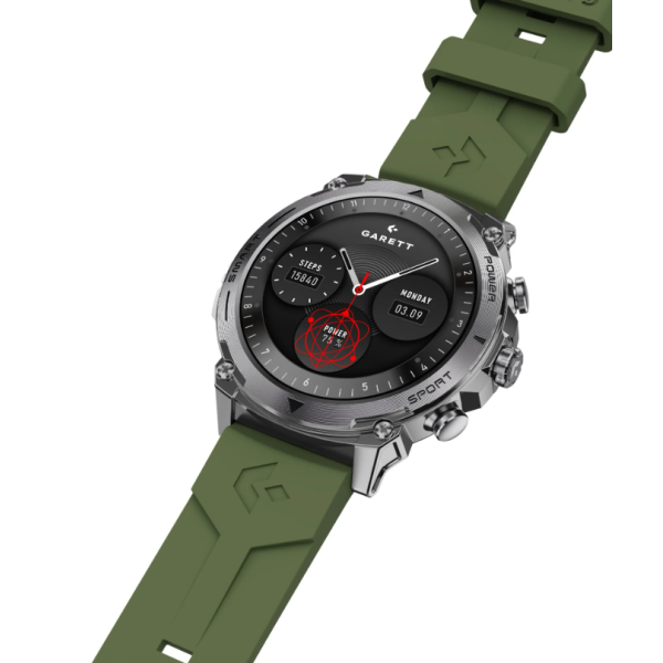 Pametna ura ATOM, srebrno jeklo