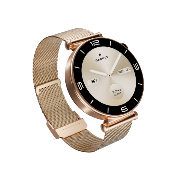 Pametna ura ROSE GOLD, zlata mrežica