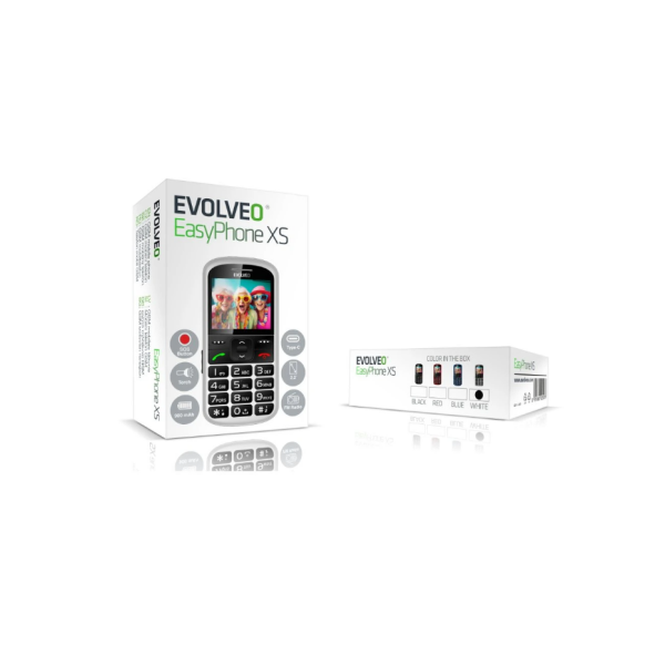 GSM aparat Easyphone XS - Bele barve