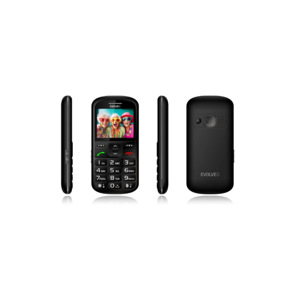 GSM aparat Easyphone XS - Črne barve