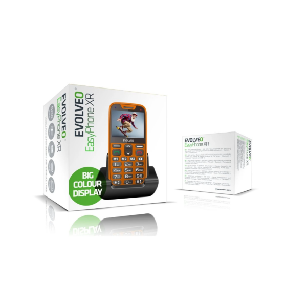 GSM aparat EasyPhone XR - Oranžne barve