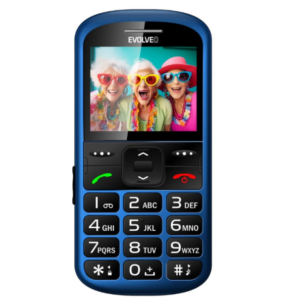 GSM aparat Easyphone XS - Modre barve
