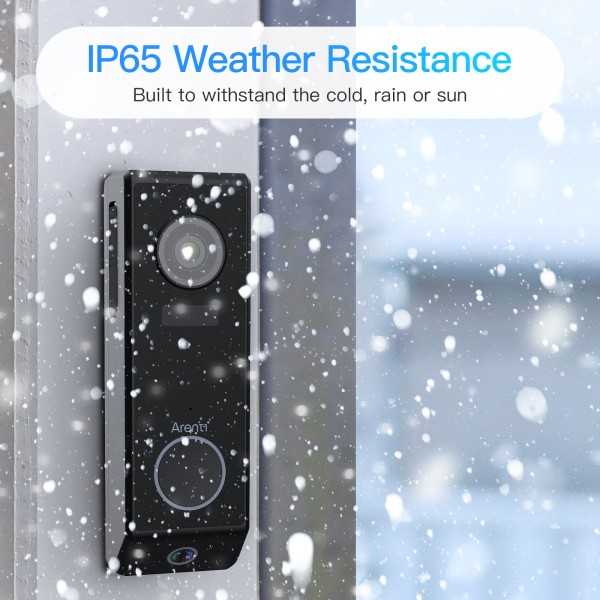 P10 pametni brezžični video zvonec z dvojno 2K Ultra HD kamero