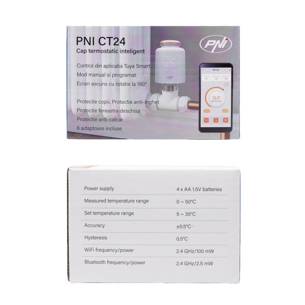 PNI Termostatska glava CT24